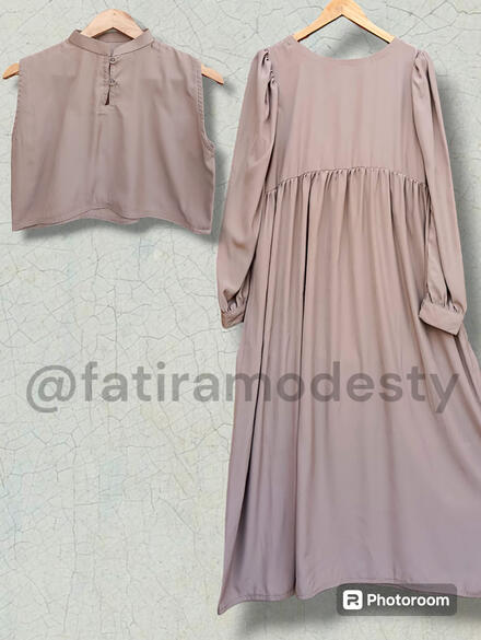 Light Brown Koti Abaya